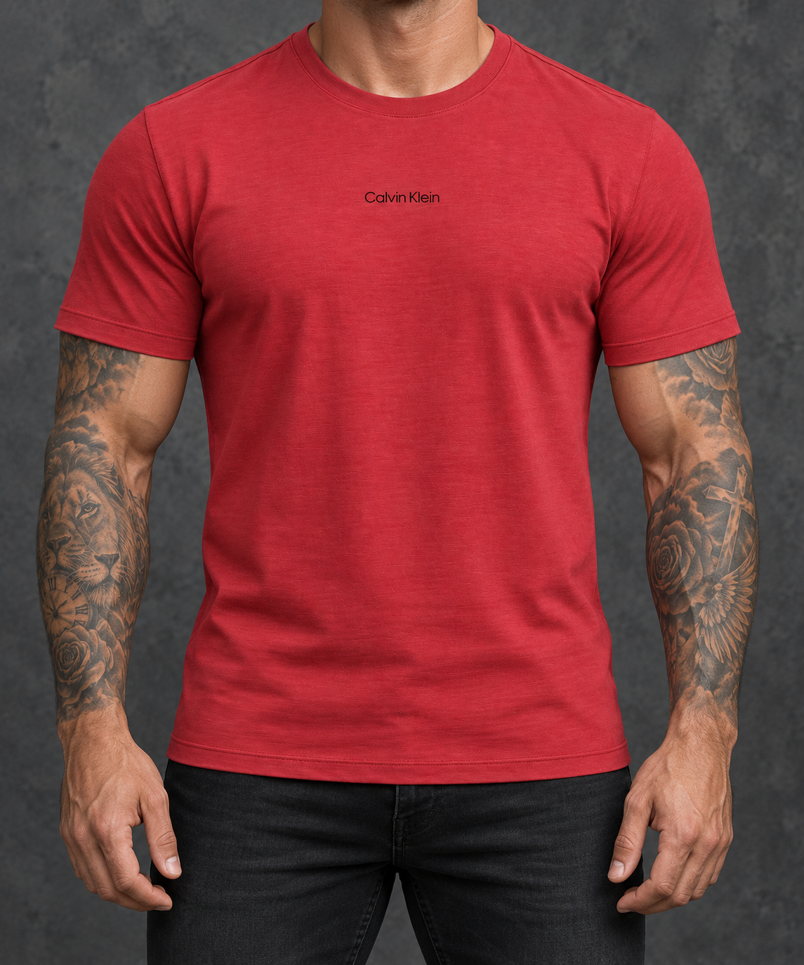 Camiseta Calvin Klein Flamê Red