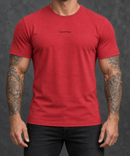 Camiseta Calvin Klein Flamê Red