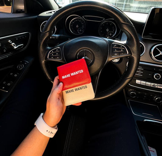 Carteira Mahe Red couro