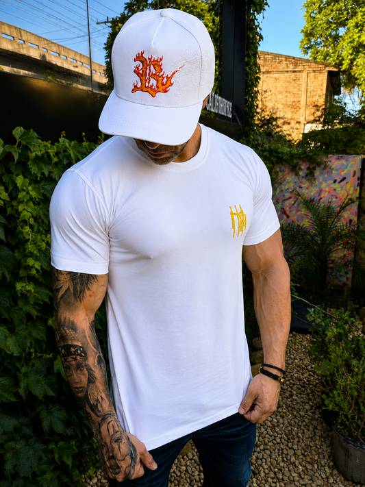 Camiseta Mahe White Yellow