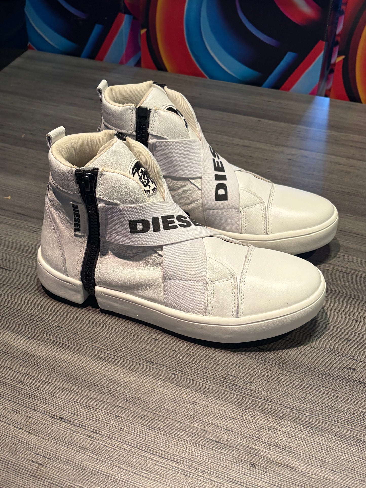 Tênis Diesel Botinha White