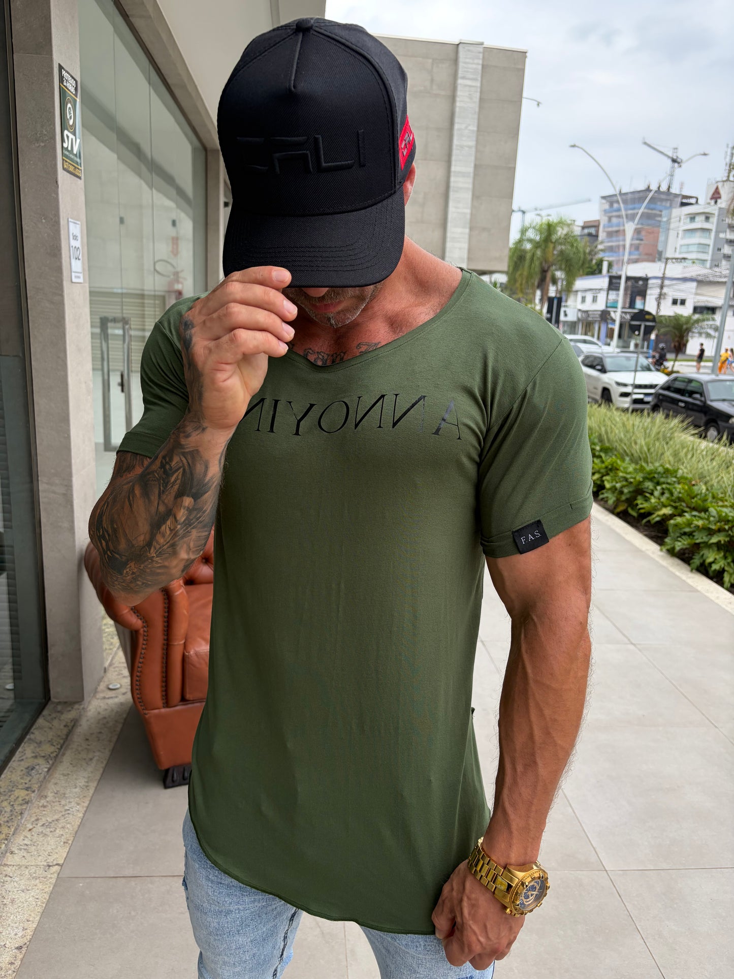 Camiseta Gniyonna - Green