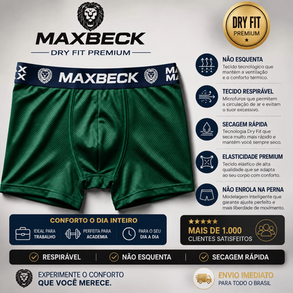 Kit com 3 Cuecas Boxer