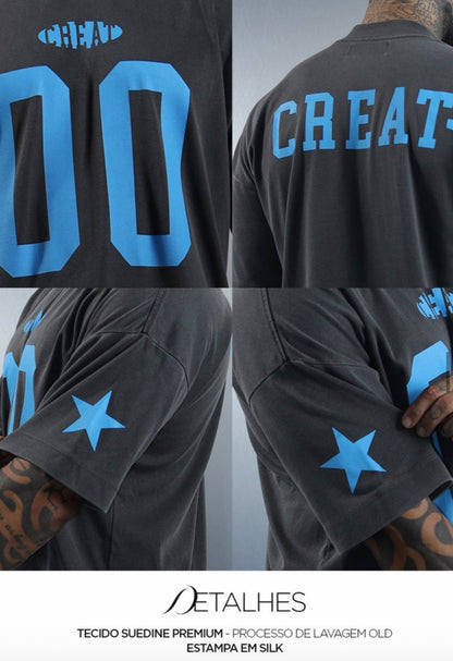 Camiseta Oversized Zero Stars