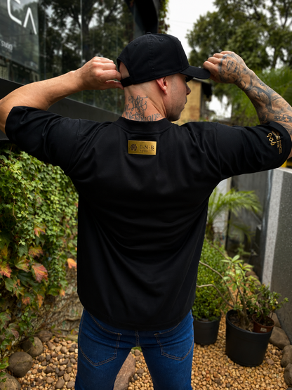 Camiseta Oversized GAB Black Gold