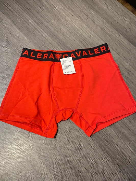 Cueca Cavalera Boxer Vermelha Logo