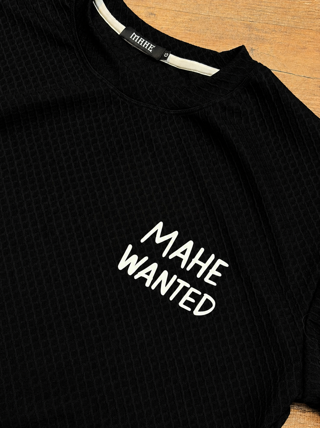 Manga Longa Mahe Texturizada Black