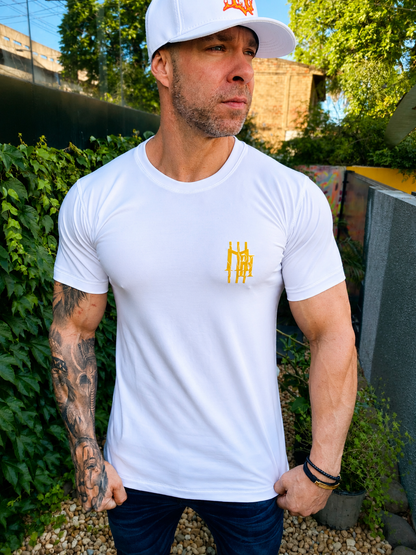 Camiseta Mahe White Yellow