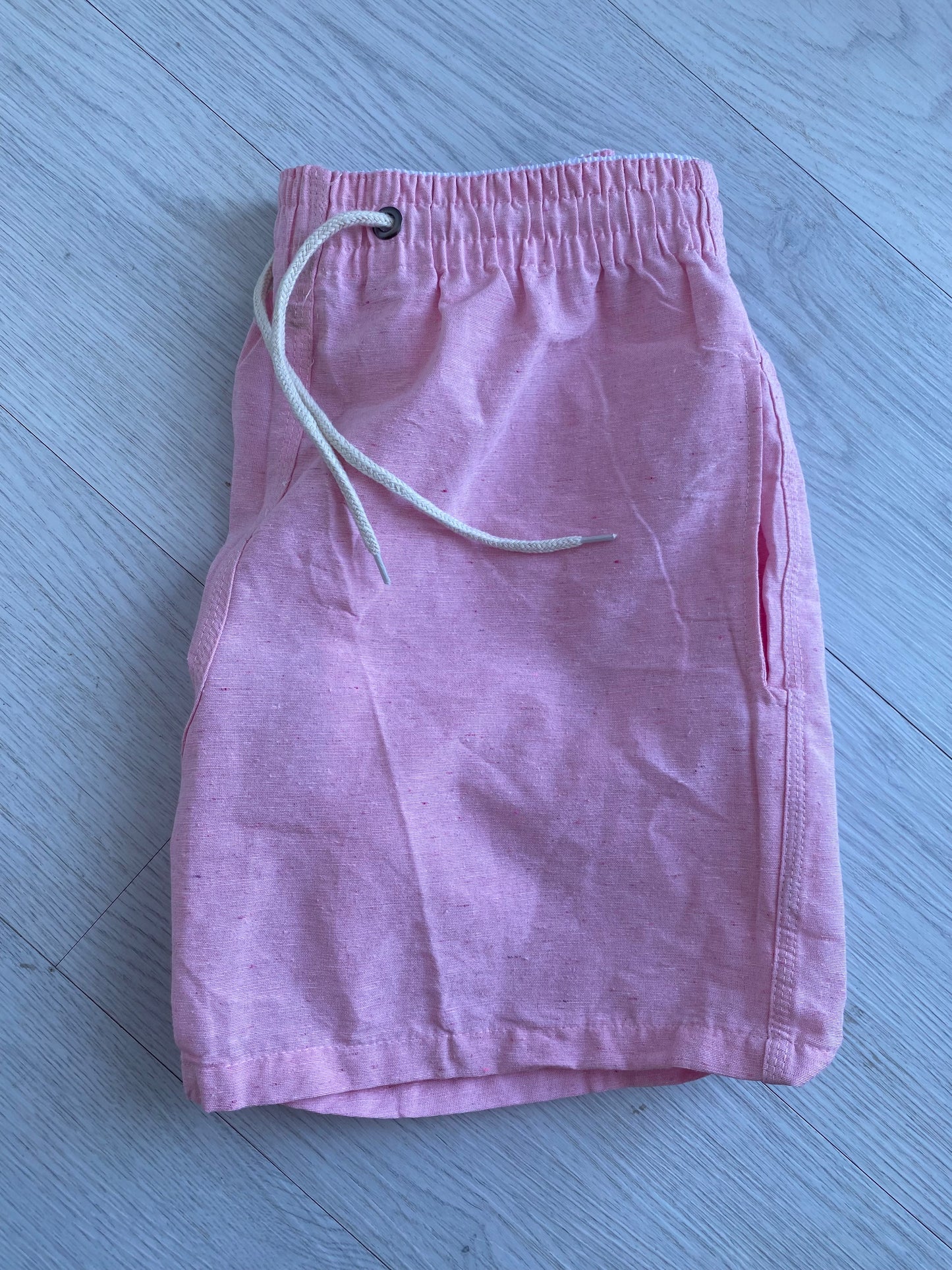 Short Mauricinho Linho Rosa