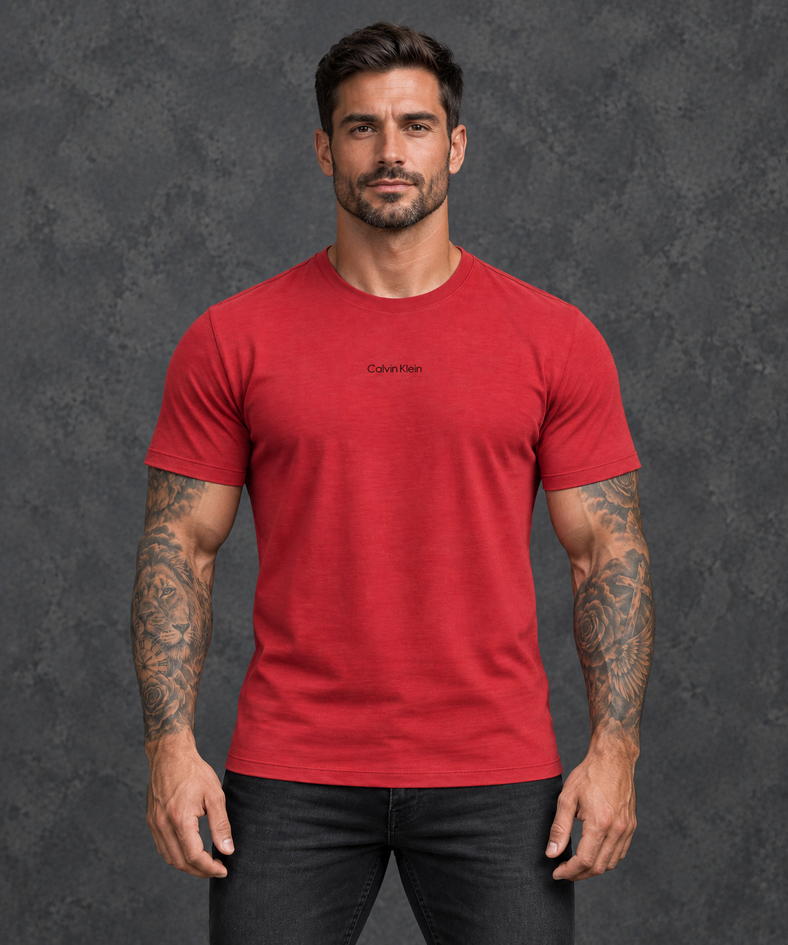 Camiseta Calvin Klein Flamê Red