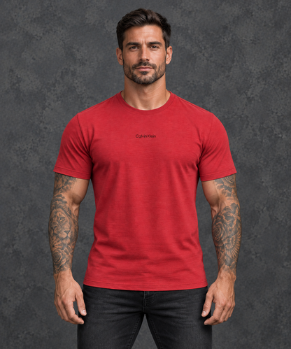 Camiseta Calvin Klein Flamê Red
