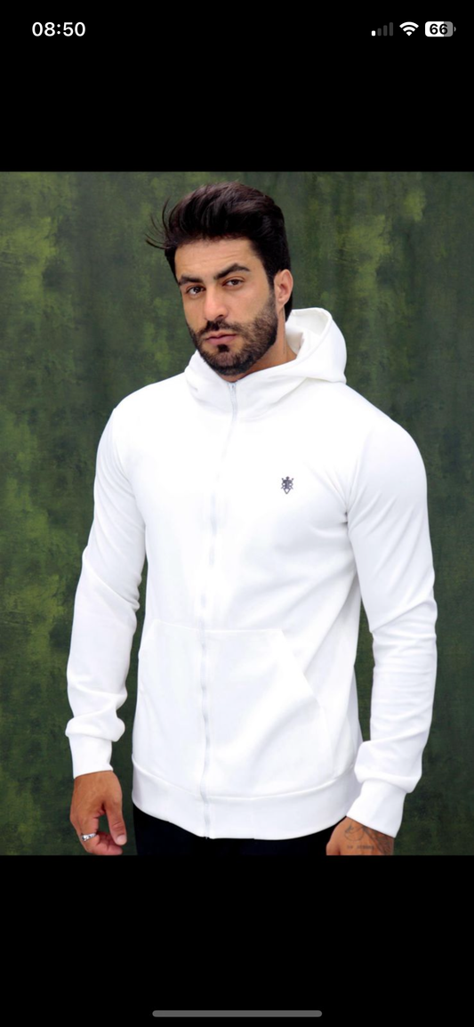 Jaqueta Neoprene Branca