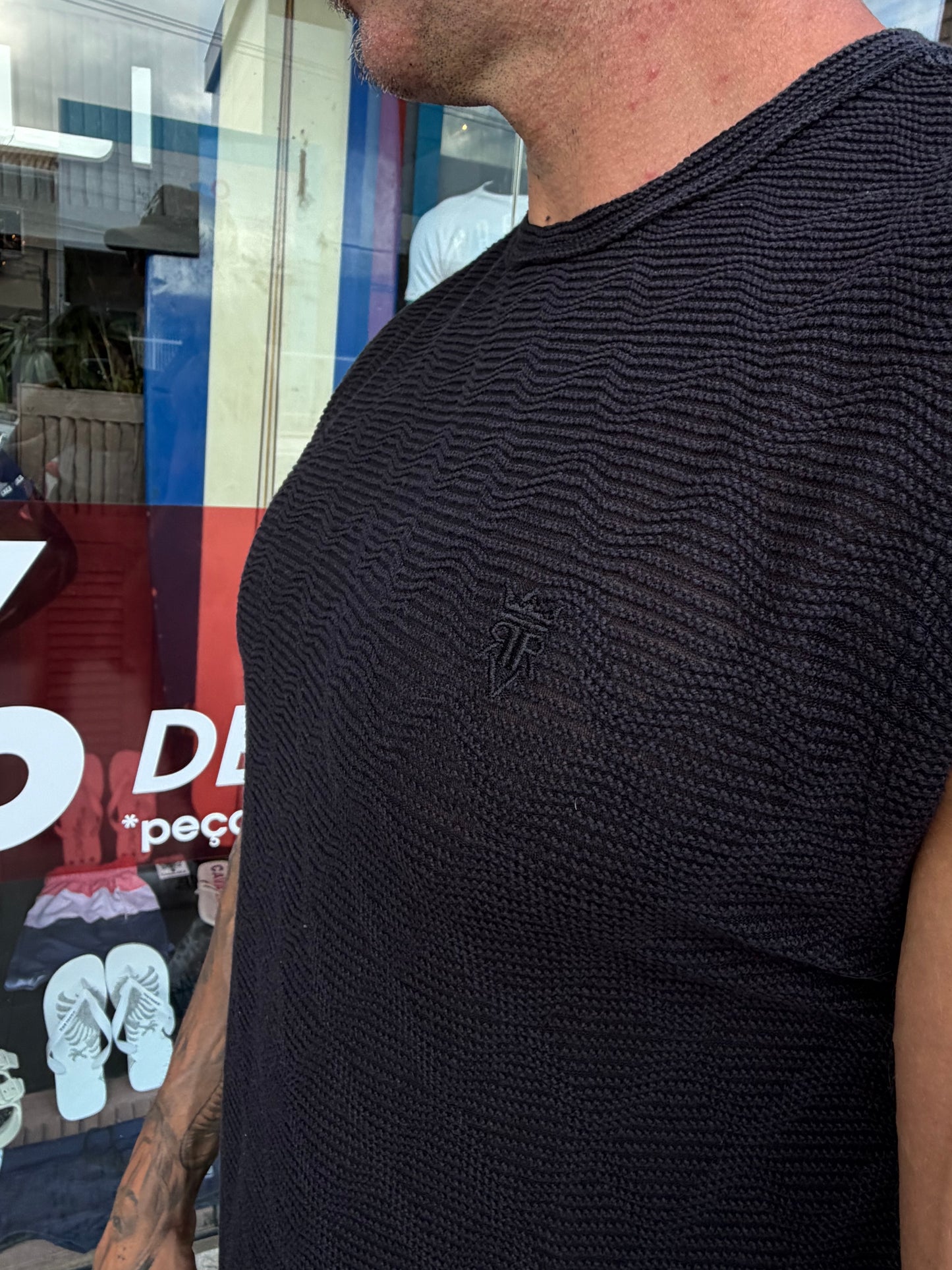 Regata Gola Tricot Losango