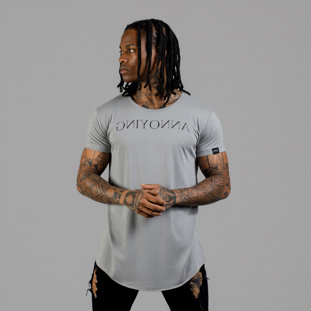 Camiseta Gniyonna - Grey