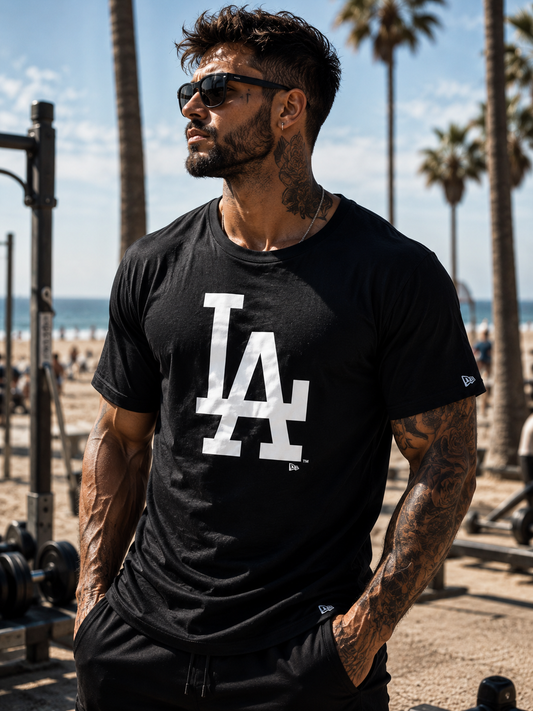 Camiseta New Era LA Black
