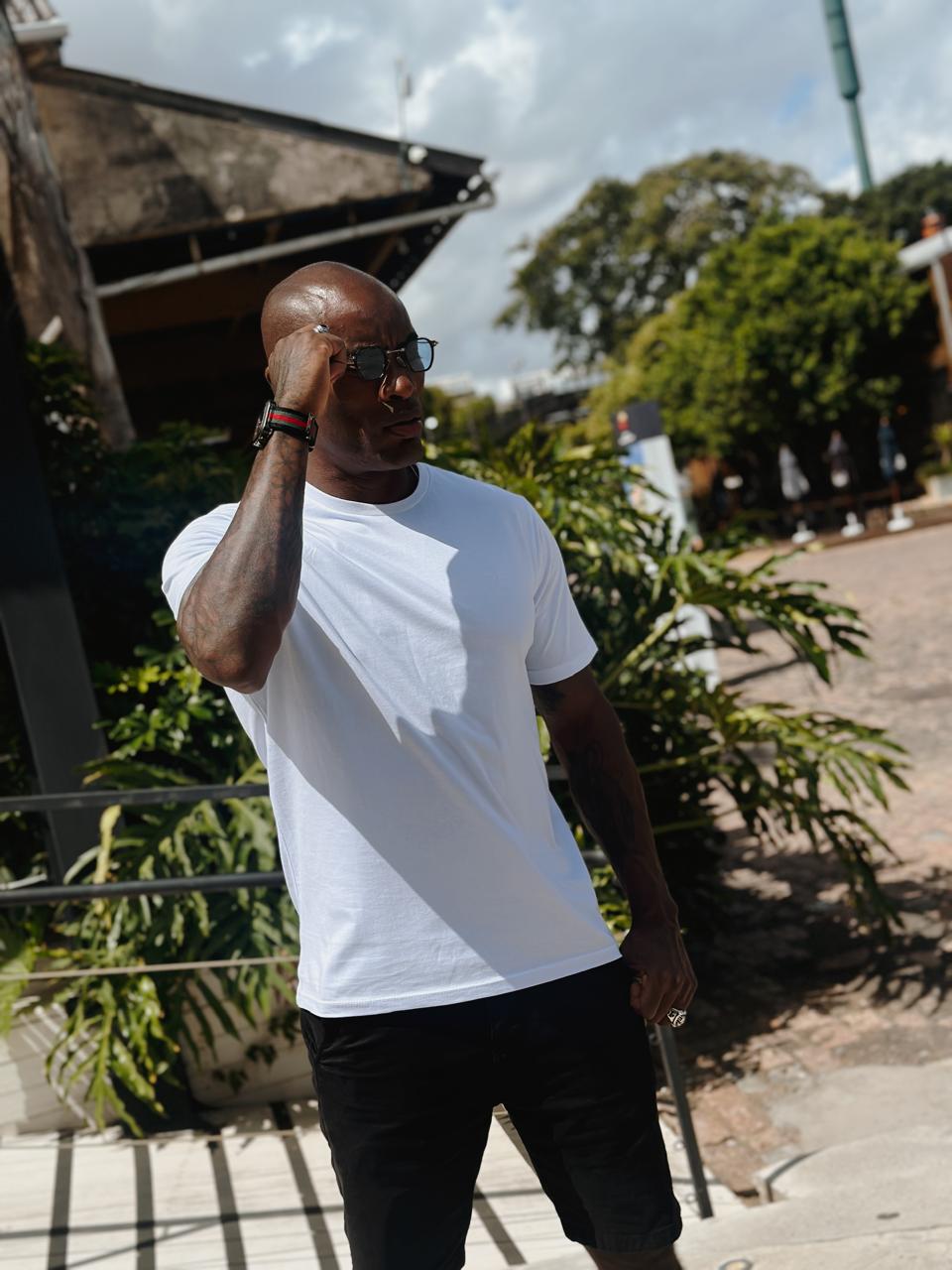Camiseta LV Semi Long White