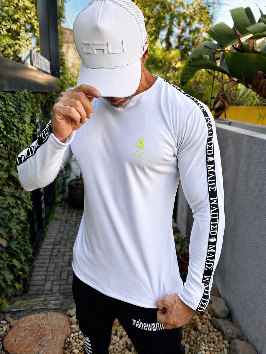 Camiseta Mahe Manga Longa Mônaco White