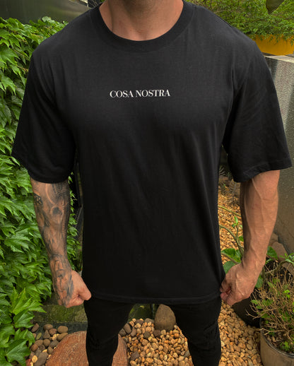 Camiseta Oversized Cosa Nostra Black