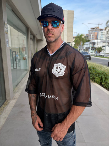 Camiseta Oversized Soccer Black