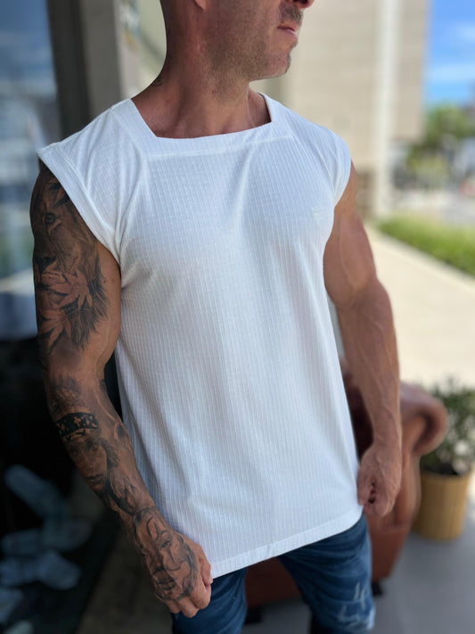 Regata Gola Quadrada Tricot