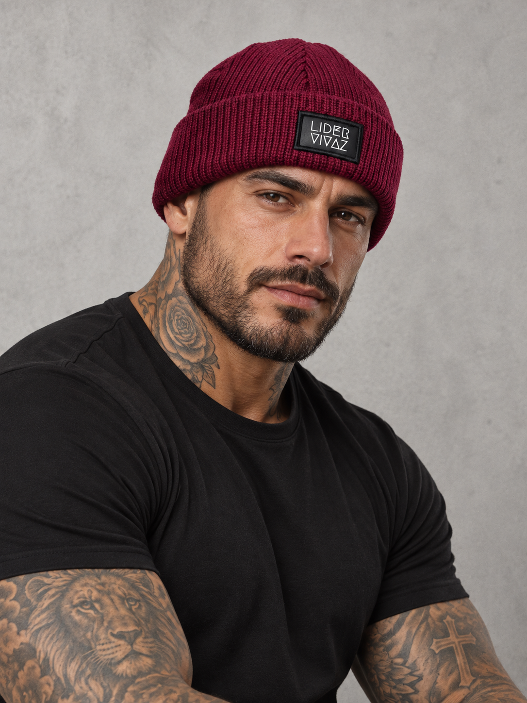 Gorro LV Vinho