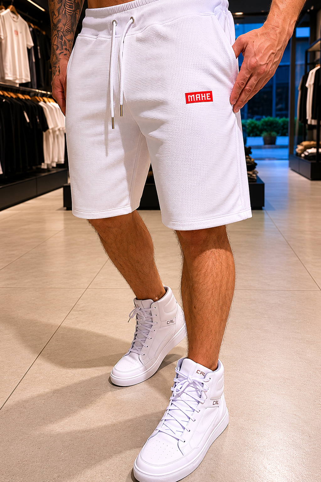 Bermuda Mahe White Red