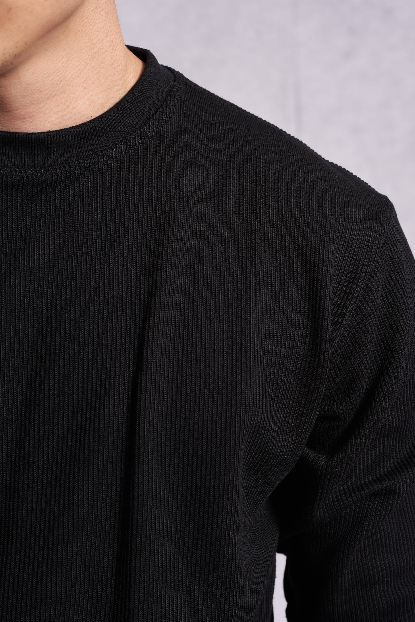 Blusa Canelada Black