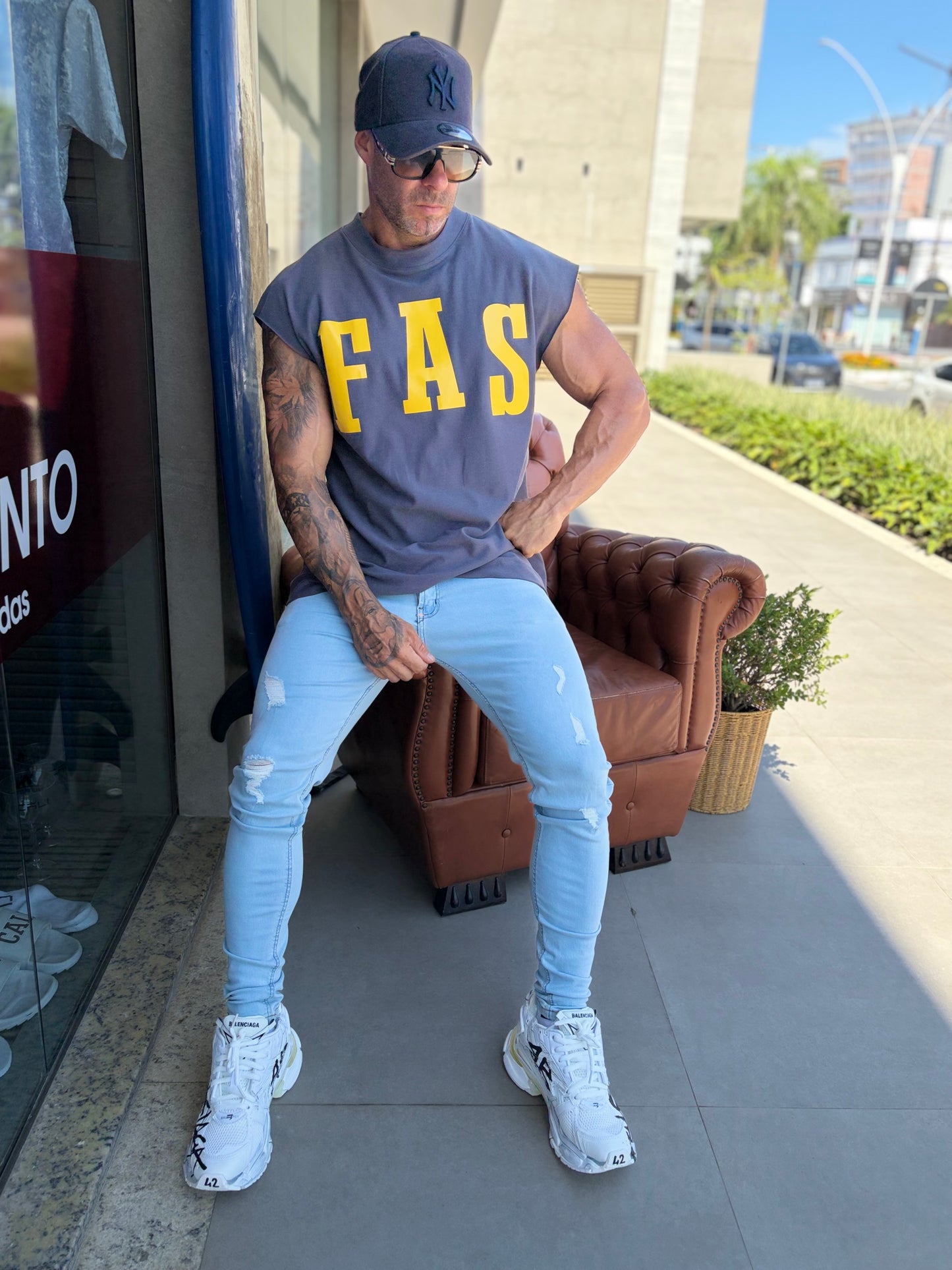 Regata Ghost FAS Grey/Yellow Machão