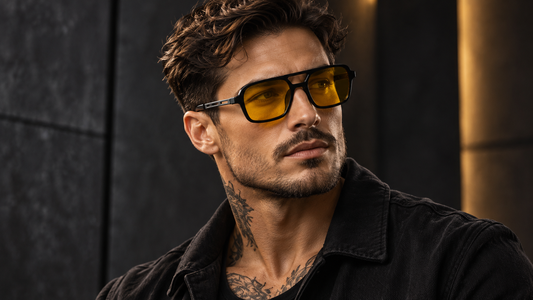 Óculos Vincit Black Lentes Âmbar