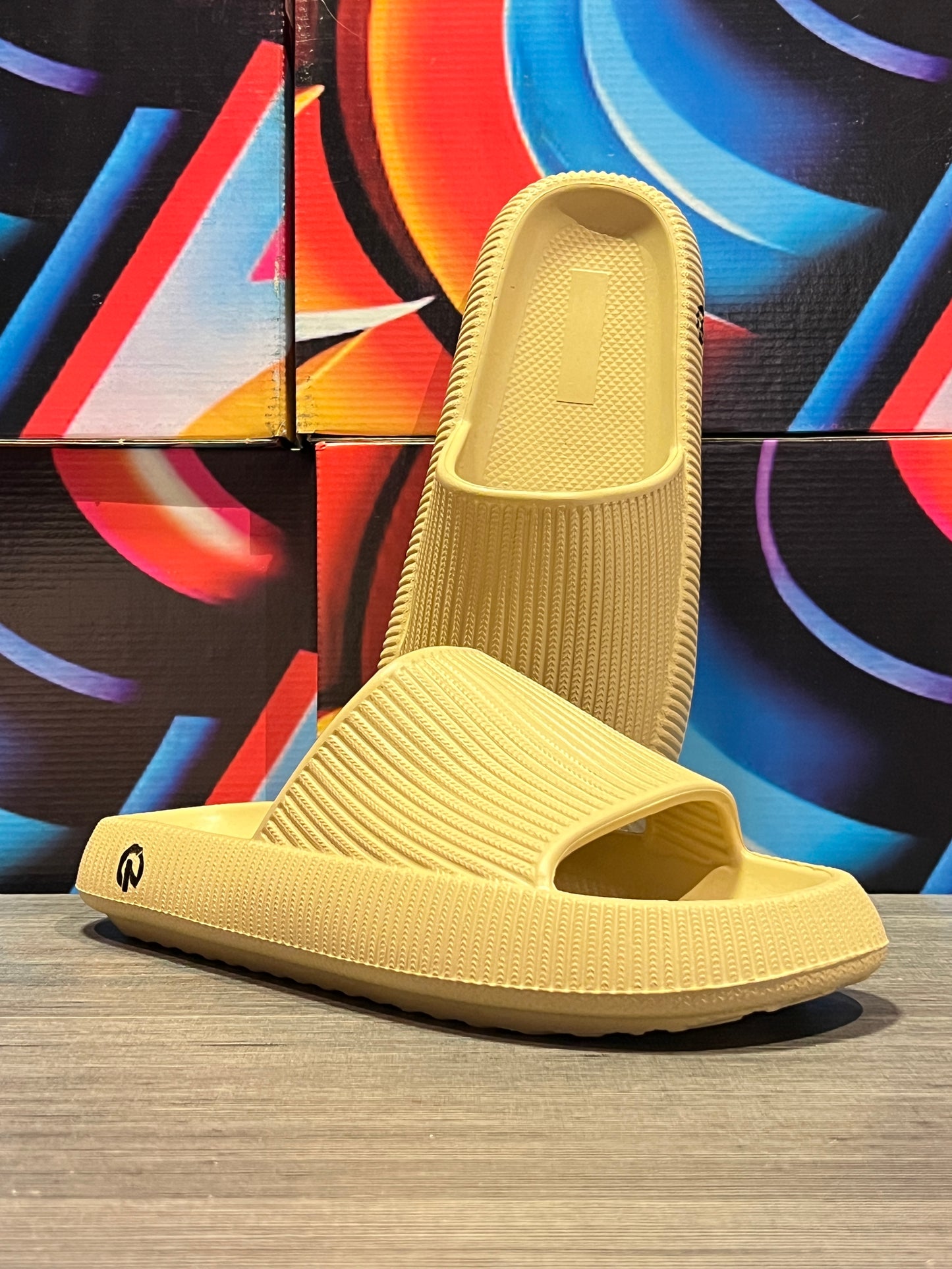 Chinelo Nuvem Bege Super Leve