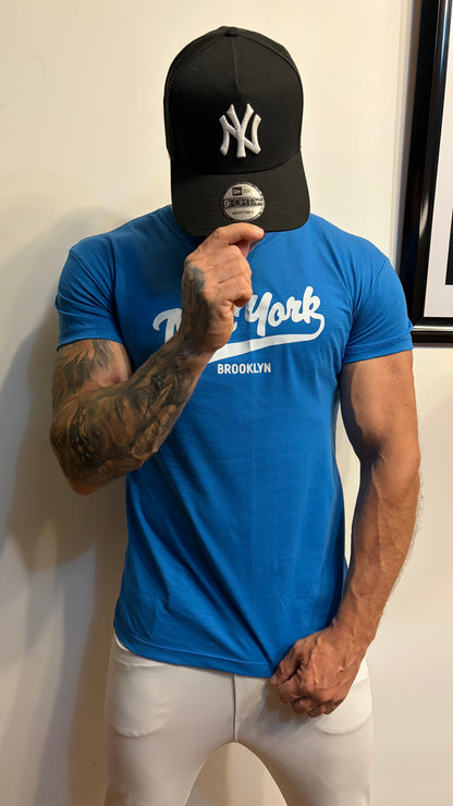 Camiseta T-Shirt New York Broooklyn Blue