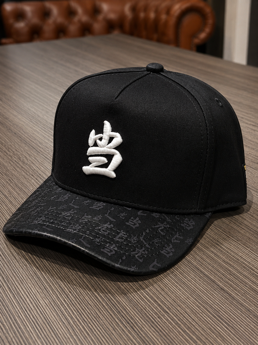 Boné Snapback Suede Preto Dang Logo