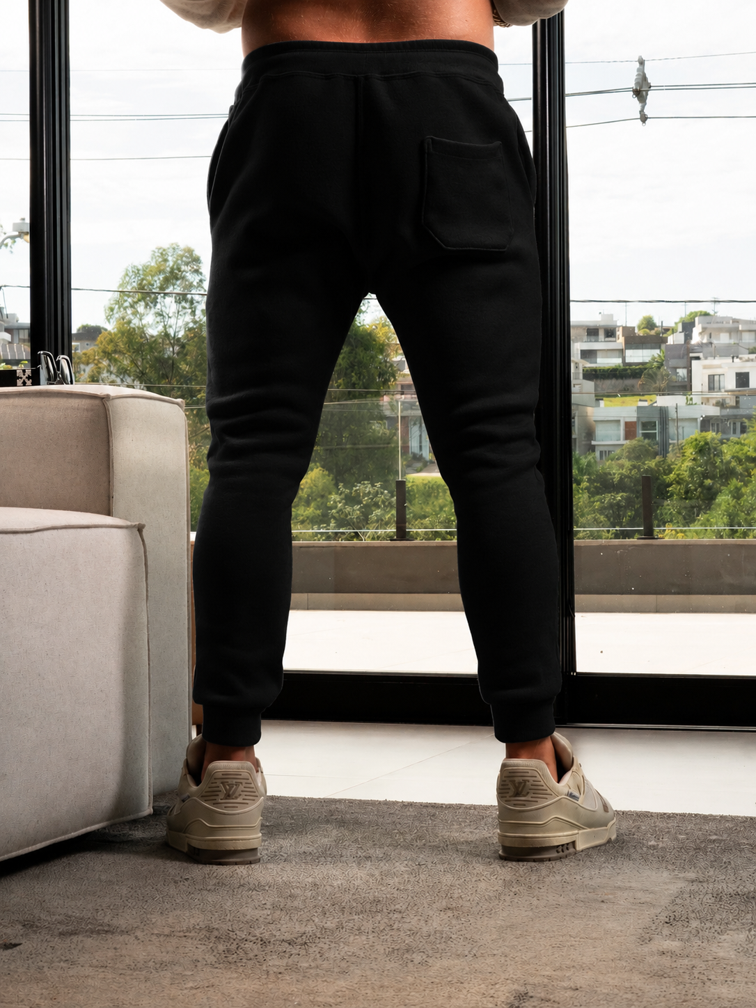Conjunto Mahe Moletom Briez Black