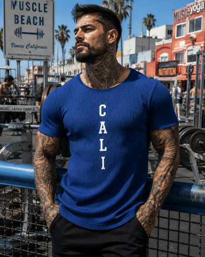 Camiseta Cali Blue Canelada