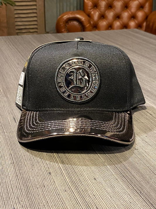 Boné Snapback Preto Follow Reflex Chumbo