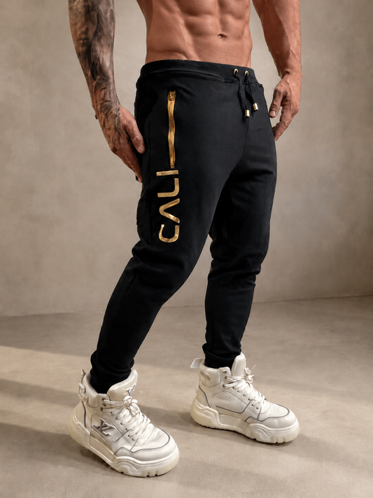 Calça Cali Skinny Black Gold Ziper