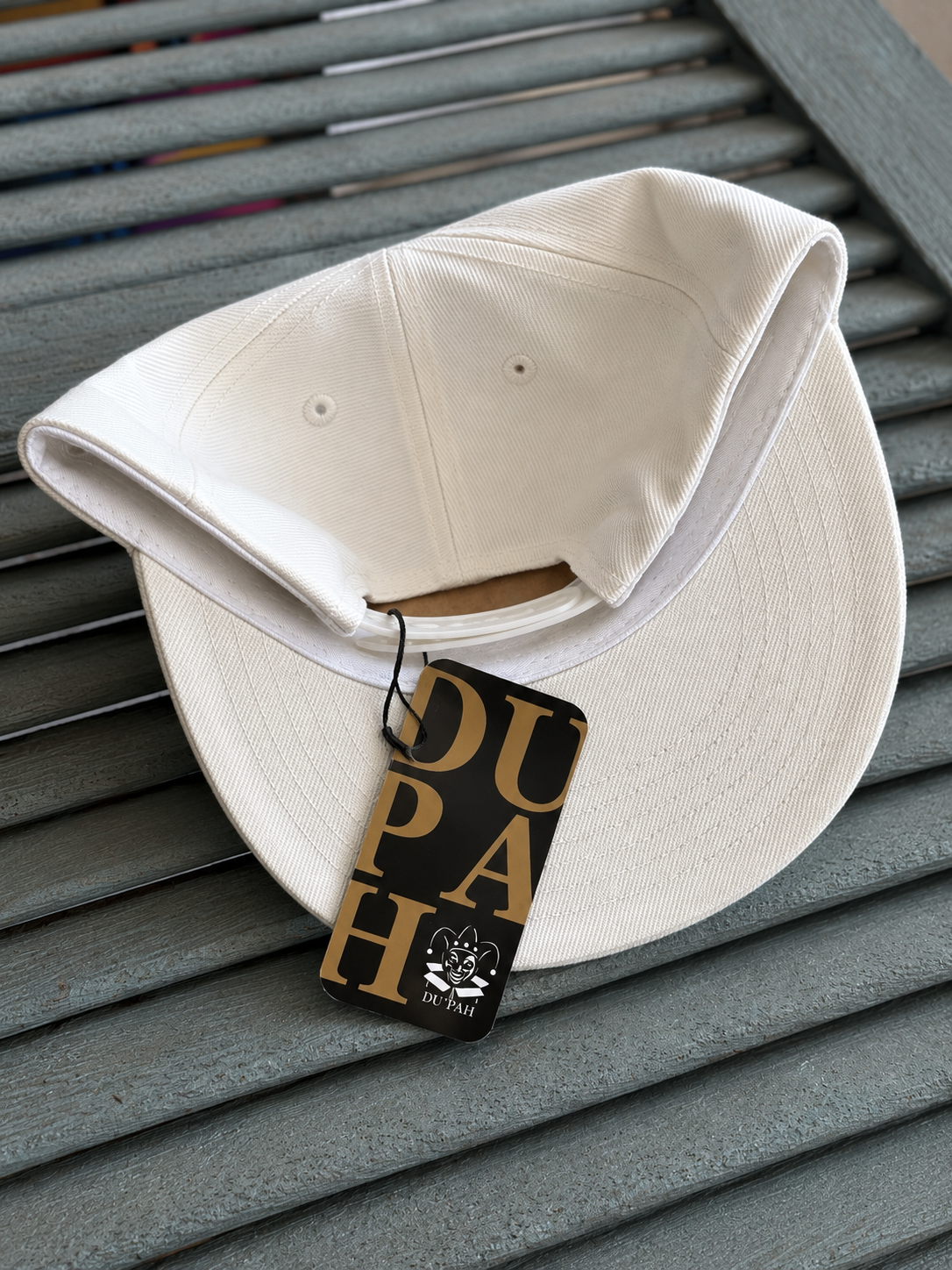 Boné Dupah Aba reta Off White Snapback