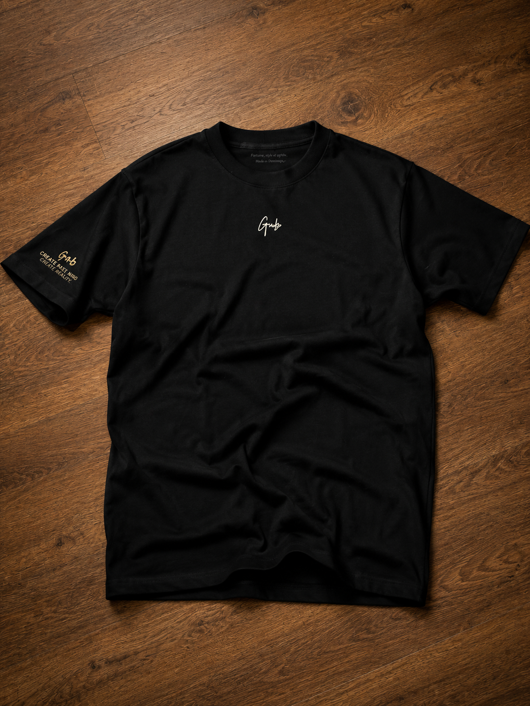 Camiseta Oversized GAB Black Gold