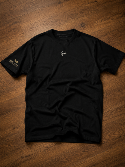 Camiseta Oversized GAB Black Gold