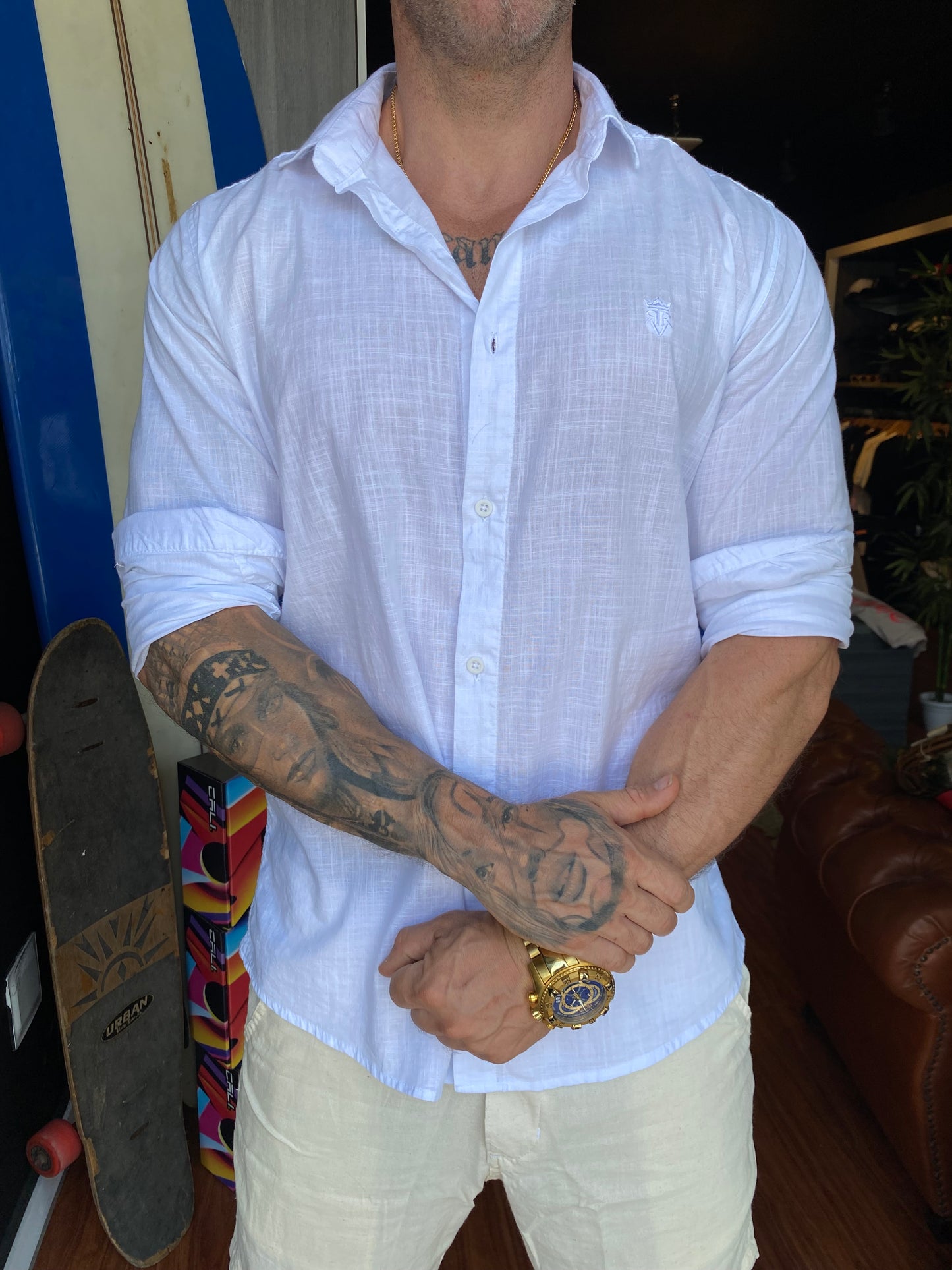 Camisa Santorini White