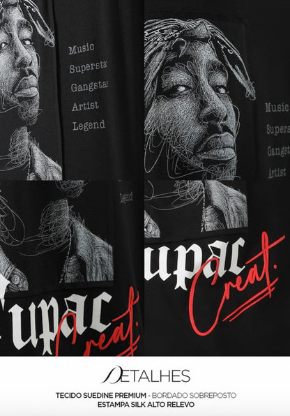 Camiseta Oversized TUPAC Black