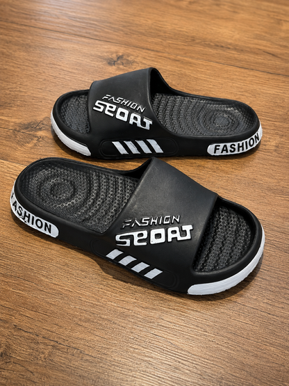 Chinelo Nuvem Black White 87 gramas