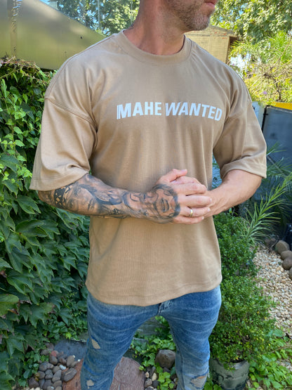 Camiseta Oversized Mahe Beige