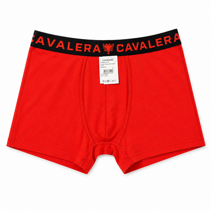 Cueca Cavalera Boxer Vermelha Logo