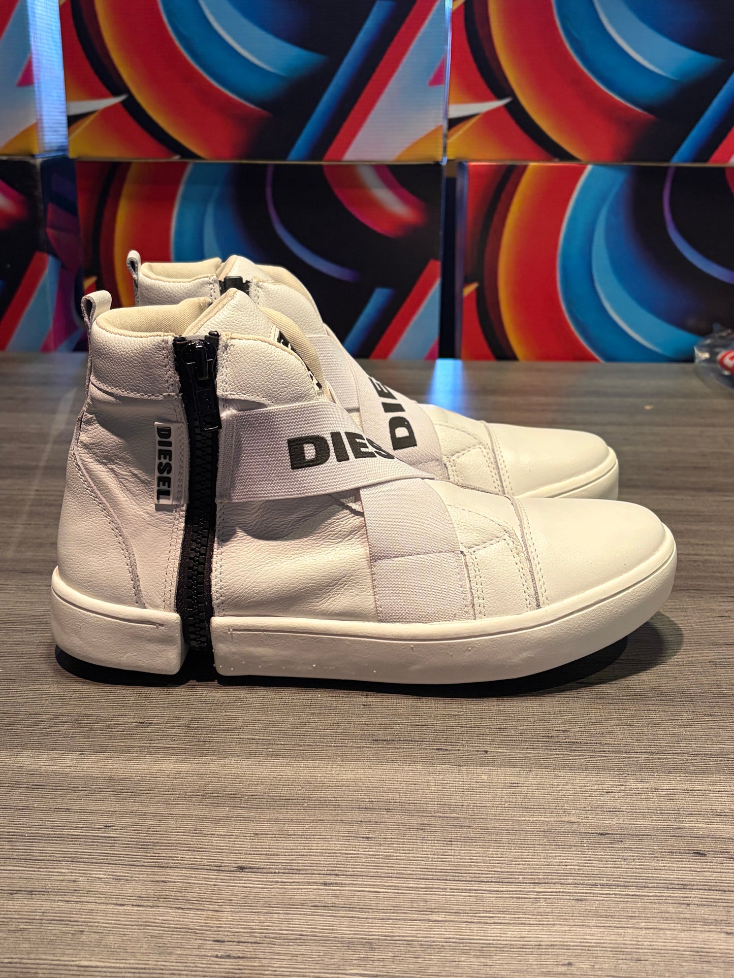 Tênis Diesel Botinha White