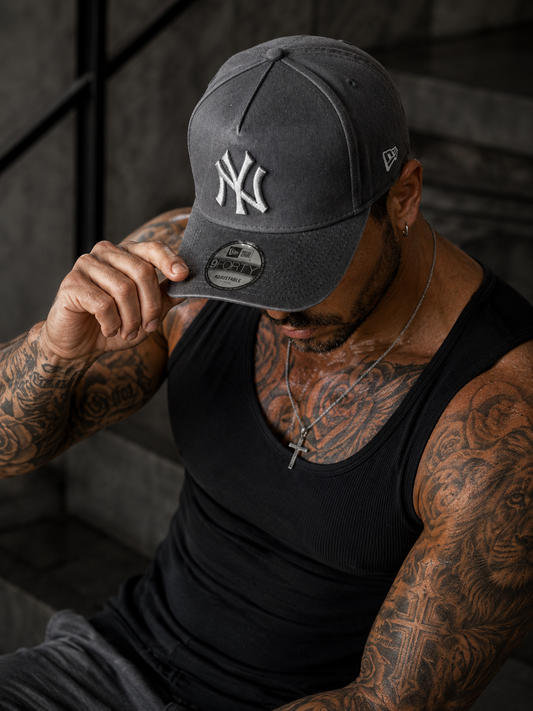 Boné 9Forty Stretch Snap MLB New York Yankees X-Metal - Grafite
