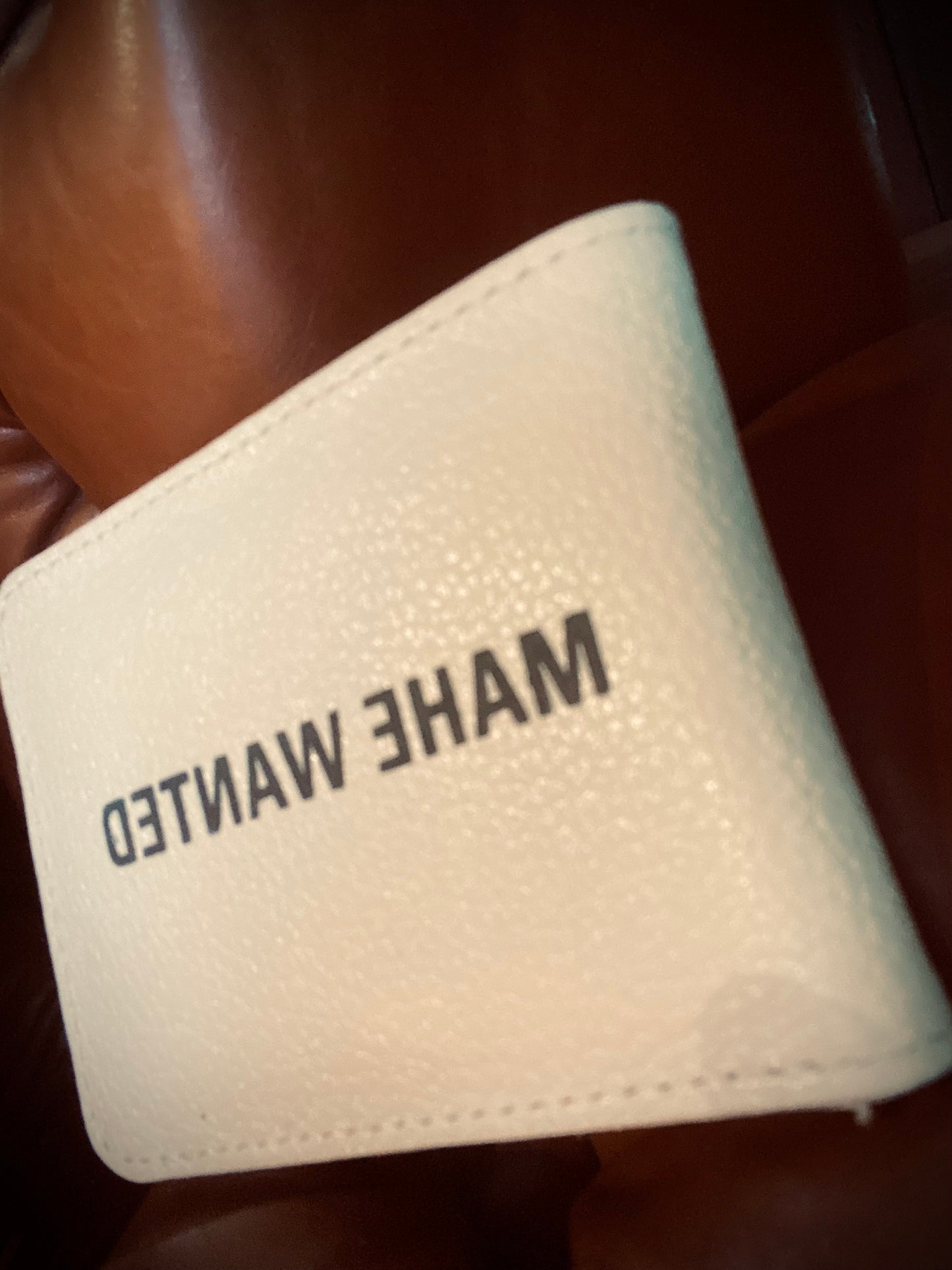 Carteira Mahe White Couro