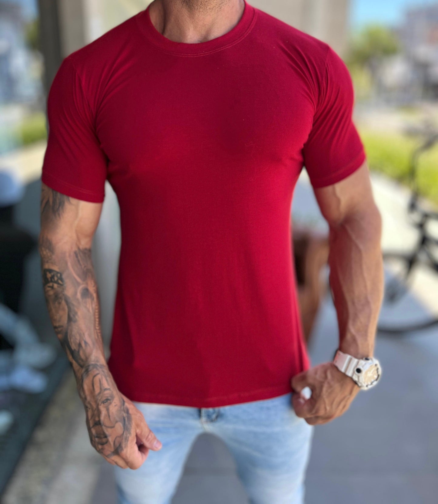 Camiseta Mahe Spray Red