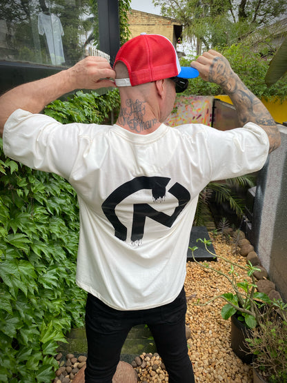 Camiseta Oversized Cosa Nostra Off white