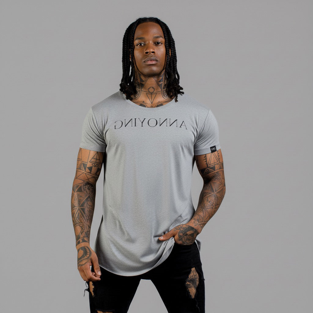 Camiseta Gniyonna - Grey